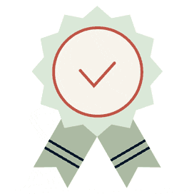 Animated award ribbon