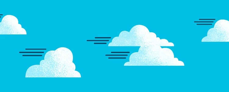 Illustration of clouds